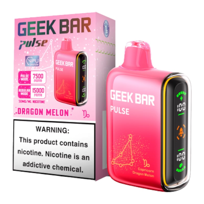 Geek Bar Pulse 15000 5ct Box-Dragon Melon