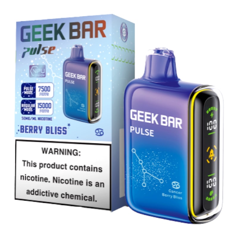 Geek Bar Pulse 15000 5ct Box-Berry Bliss