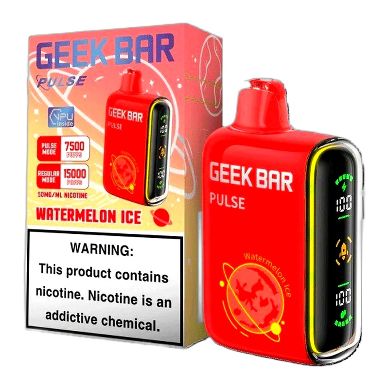 Geek Bar Pulse 15000 5ct Box - Watermelon Ice