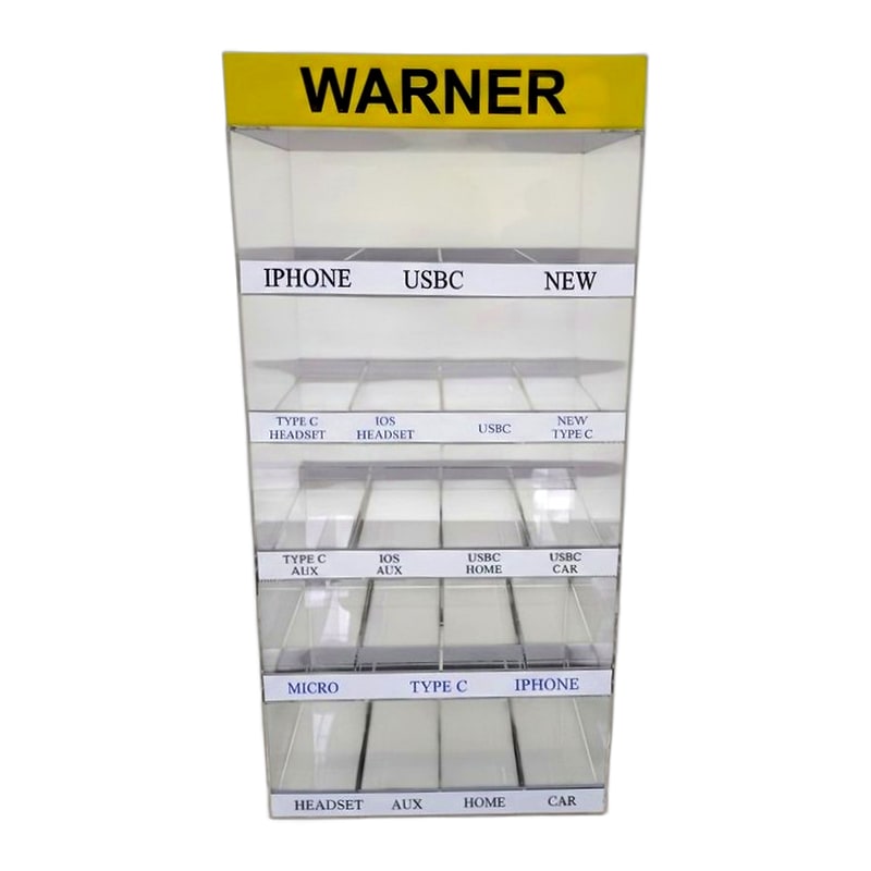 WG Deluxe 5 Step Slim Slotted Display