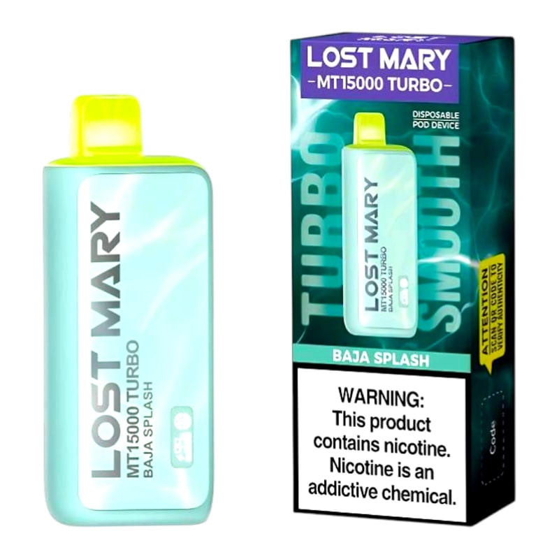 Lost Mary MT15000 Turbo 5ct Box-Baja Splash