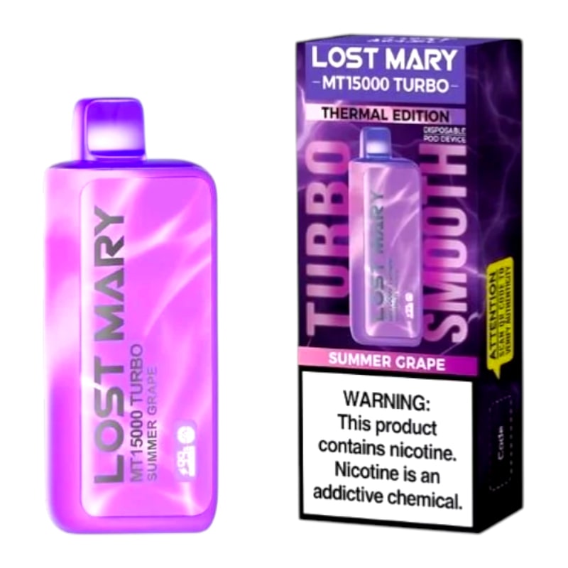 Lost Mary MT15000 Turbo 5ct Box-Summer Grape