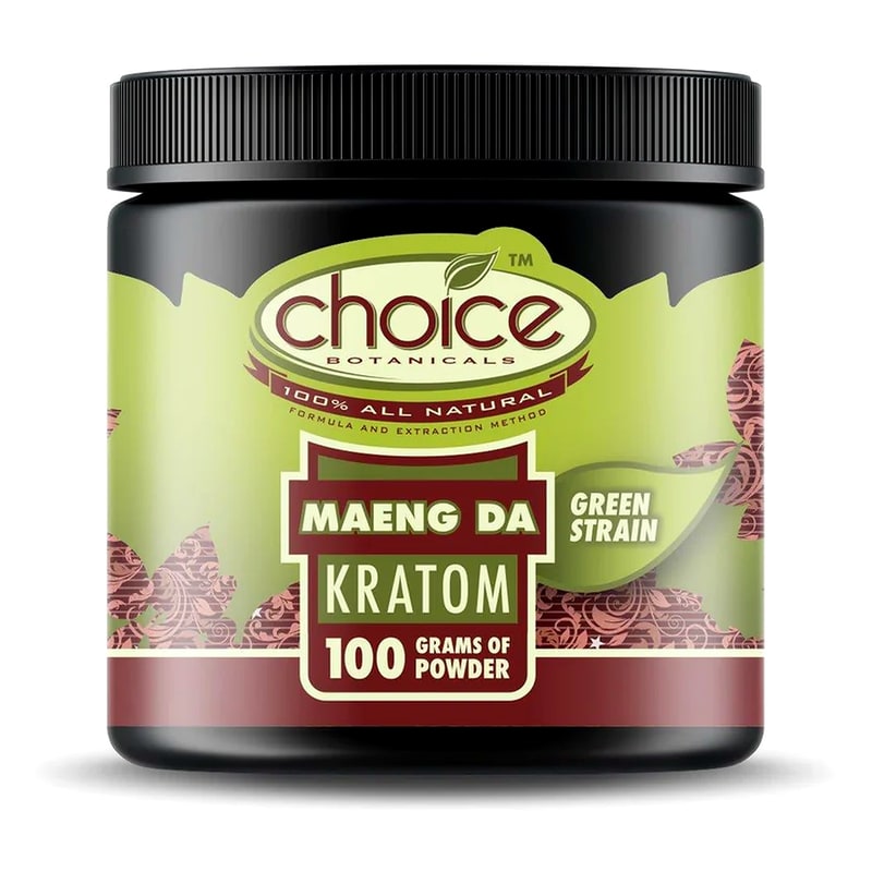 Choice Botanicals 100ct Jumbo-Green Maeng Da Strain