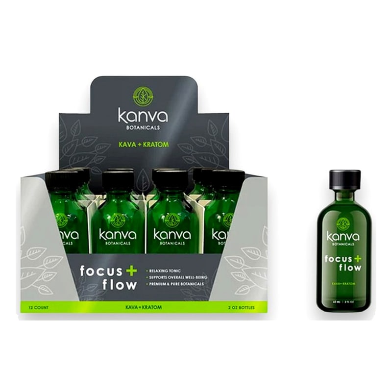 Kanva Botanicals Focus+Flow 60ml 12ct Box