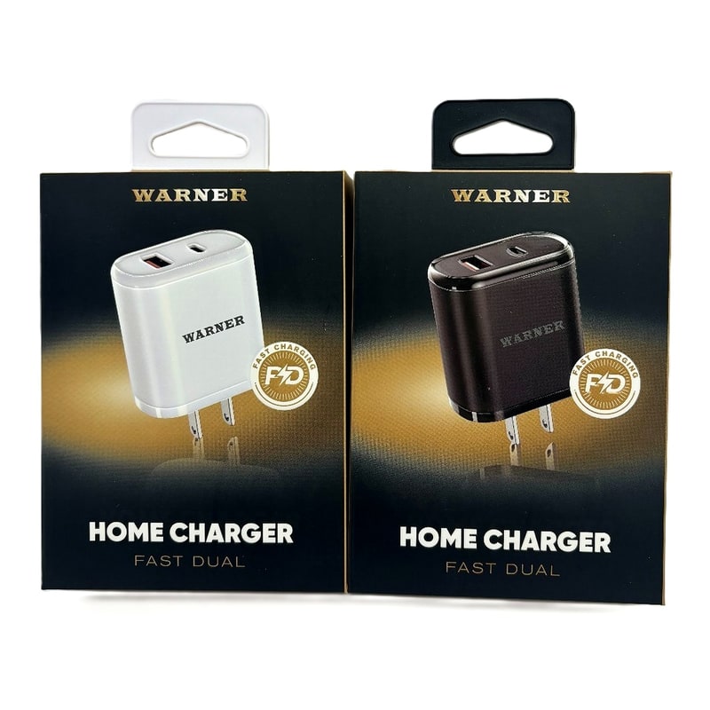Fast Charging Home Adapter USB + Type C Port
