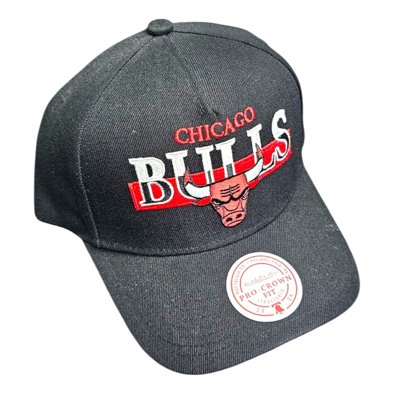 Licensed Sports Caps-HP8405-CBUBLCK-OS-Bulls