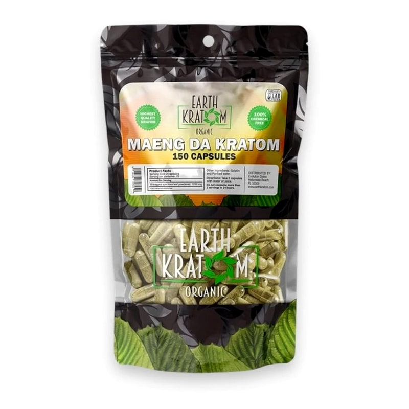 Earth Kratom 150ct Capsules