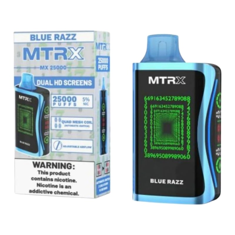 MTRX MX 25000 5ct Box-Blue Razz