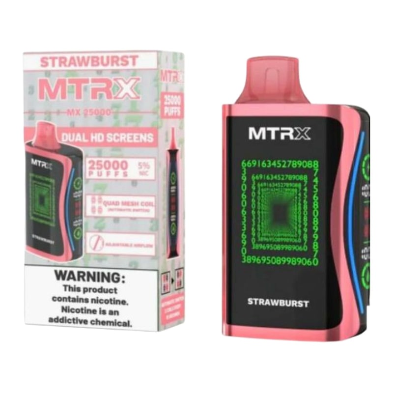 MTRX MX 25000 5ct Box-Strawburst