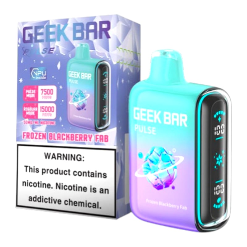 Geek Bar Pulse 15000 5ct Box-Frozen Blackberry Fab