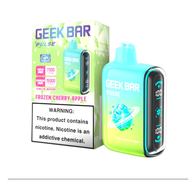 Geek Bar Pulse 15000 5ct Box-Frozen Cherry Apple