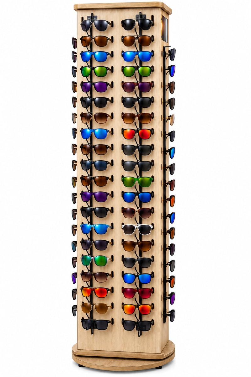 Display Sunglasses Wood - metal 120ct