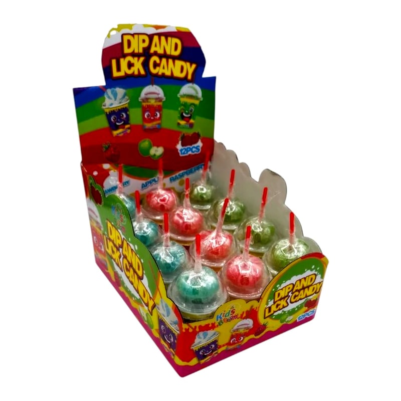 Kids Boom Dip and Lick Candy 12ct Box