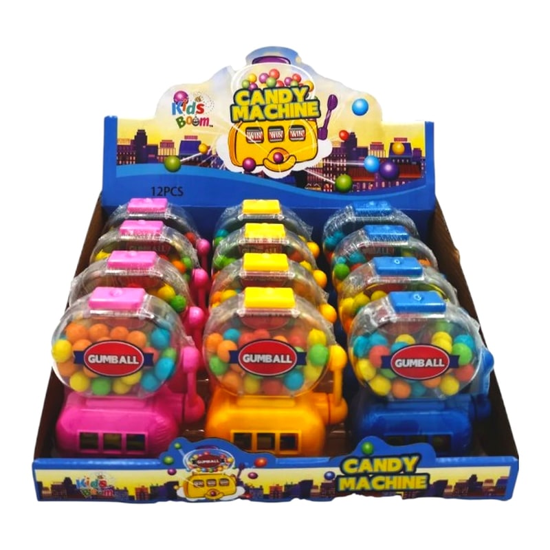 Kids Boom Gumball Candy Machine 12ct Box
