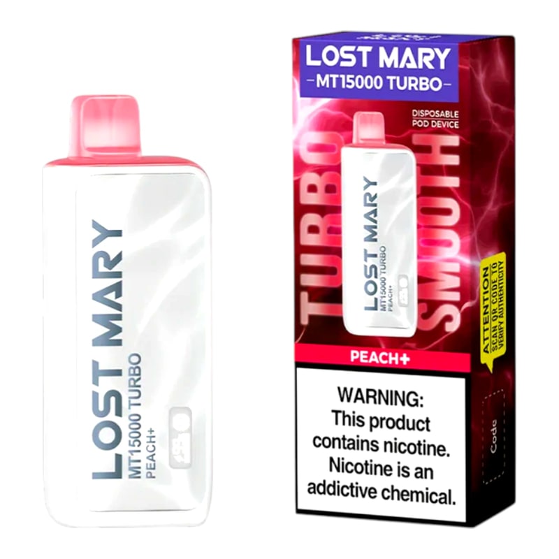 Lost Mary MT15000 Turbo 5ct Box-Peach+