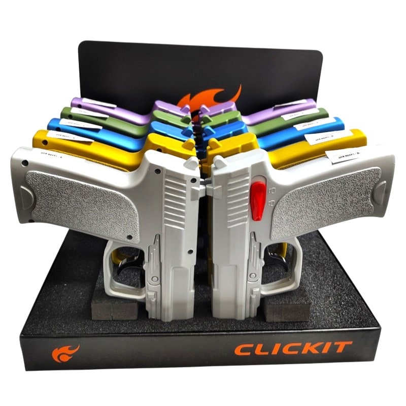 Click It Torch Lighter Large Pistol Gun Torch GH-9073