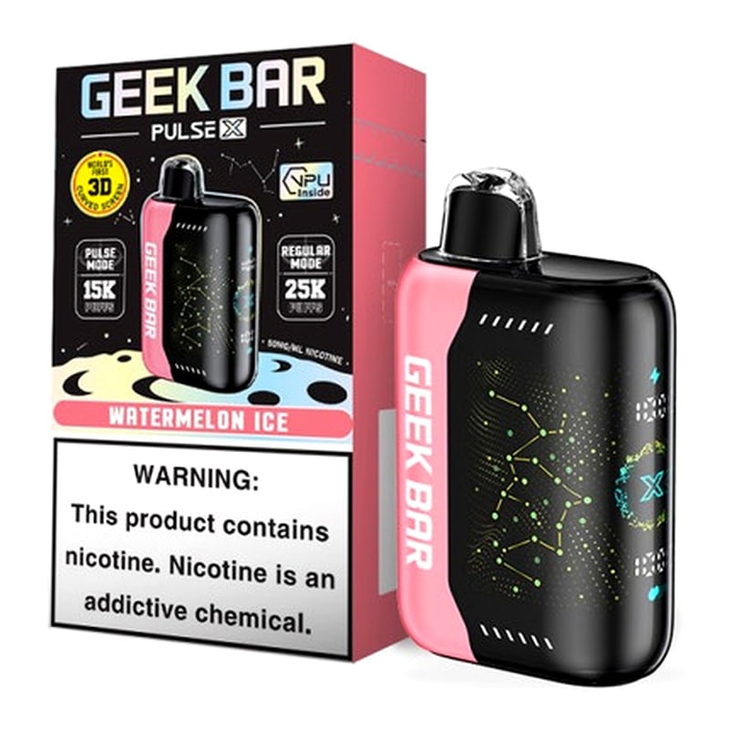Geek Bar Pulse X 25000 5ct Box - Watermelon Ice