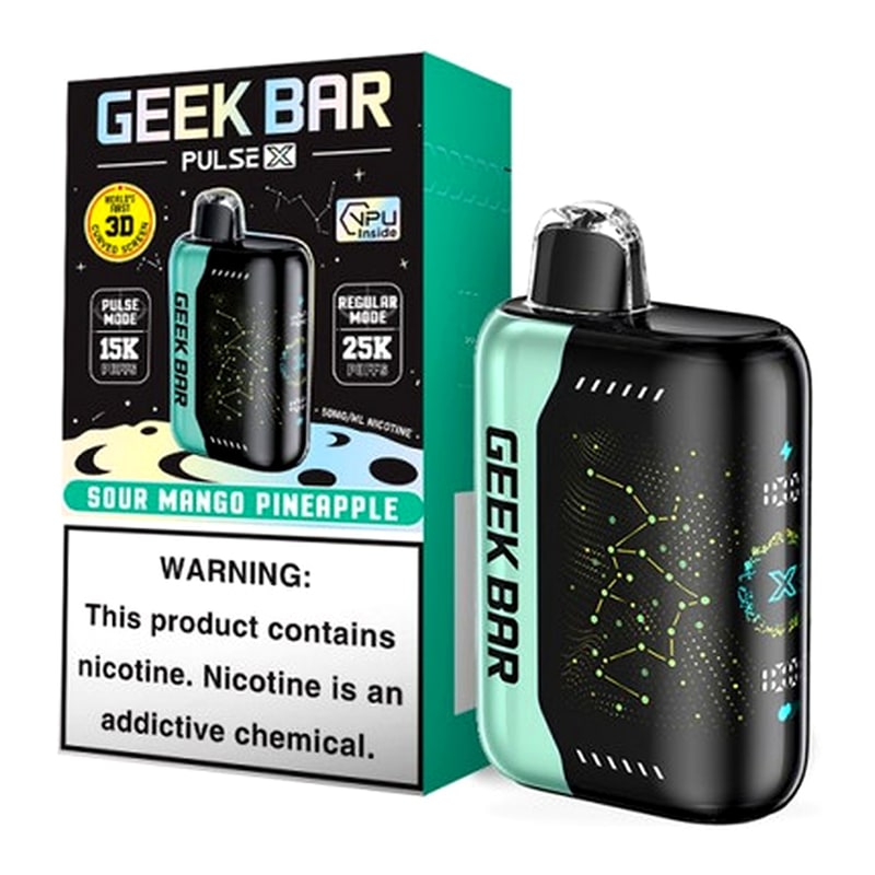 Geek Bar Pulse X 25000 5ct Box-Sour Mango Pineapple