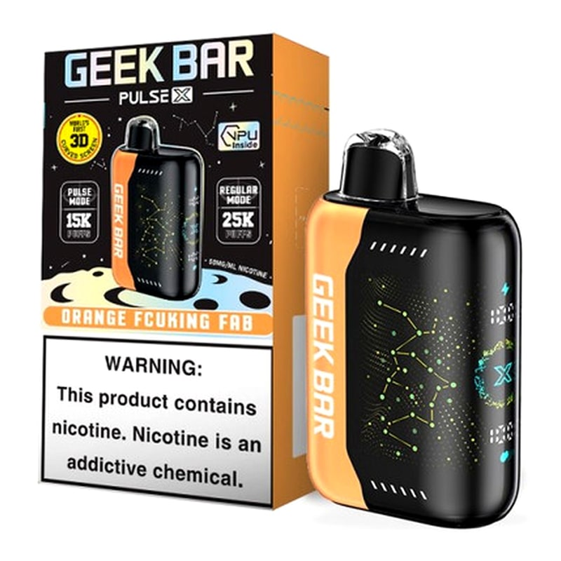 Geek Bar Pulse X 25000 5ct Box-Orange Fcuking Fab
