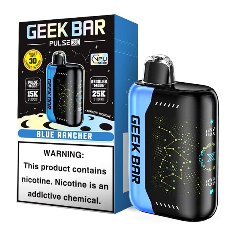 Geek Bar Pulse X 25000 5ct Box - Blue Rancher