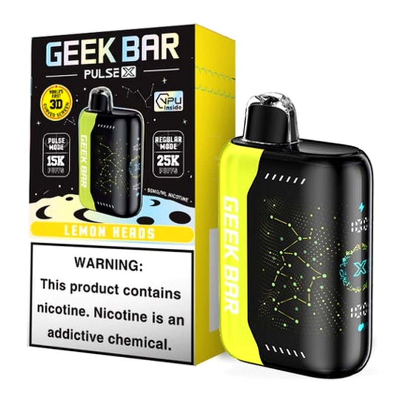 Geek Bar Pulse X 25000 5ct Box-Lemon Heads