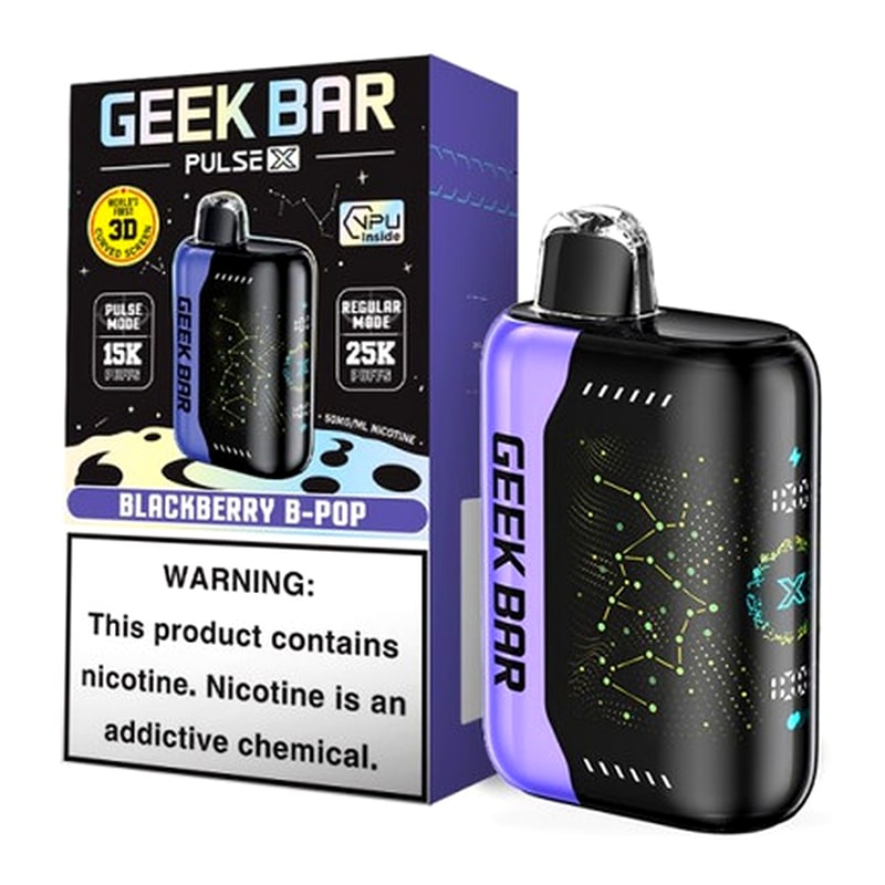 Geek Bar Pulse X 25000 5ct Box - Blackberry B - Pop