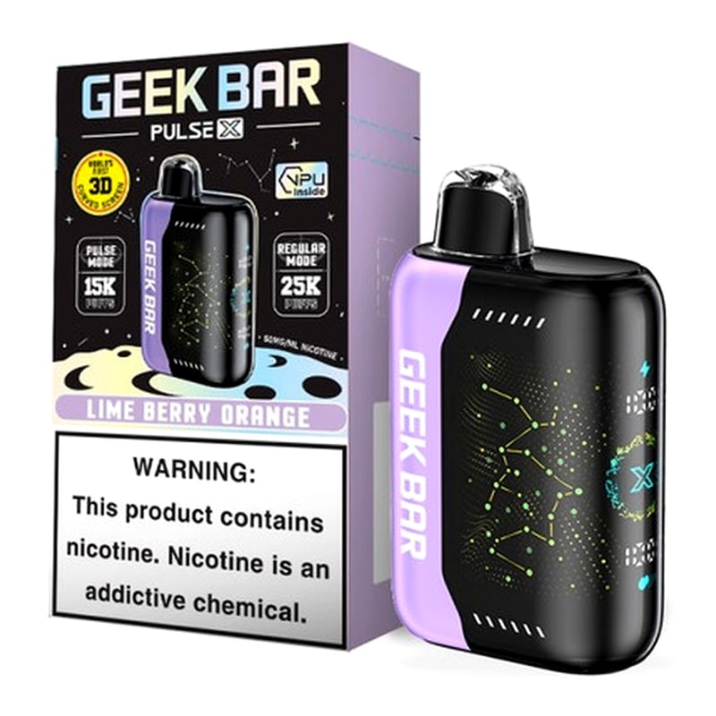 Geek Bar Pulse X 25000 5ct Box-Lime Berry Orange