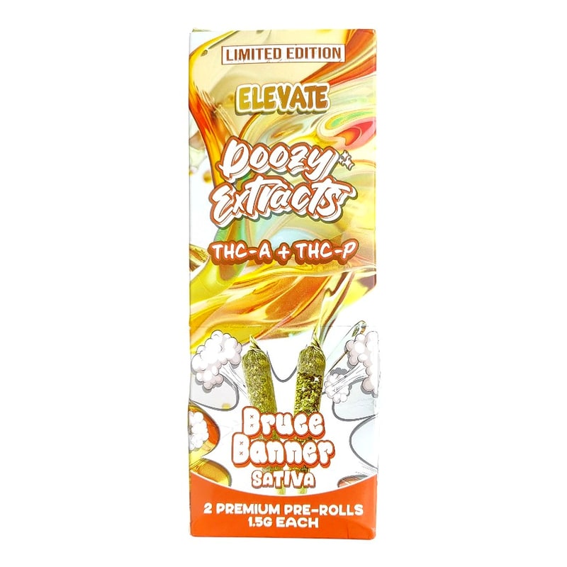 Doozy Extracts 3gm Pre-Rolls 6ct Box-Sativa-Bruce Banner