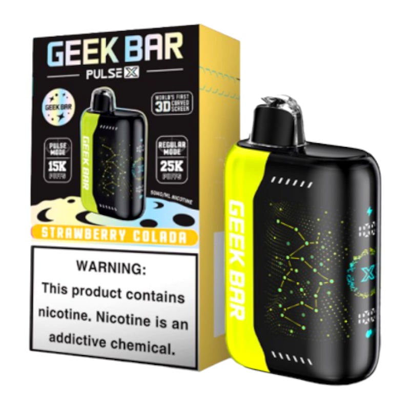 Geek Bar Pulse X 25000 5ct Box-Strawberry Colada