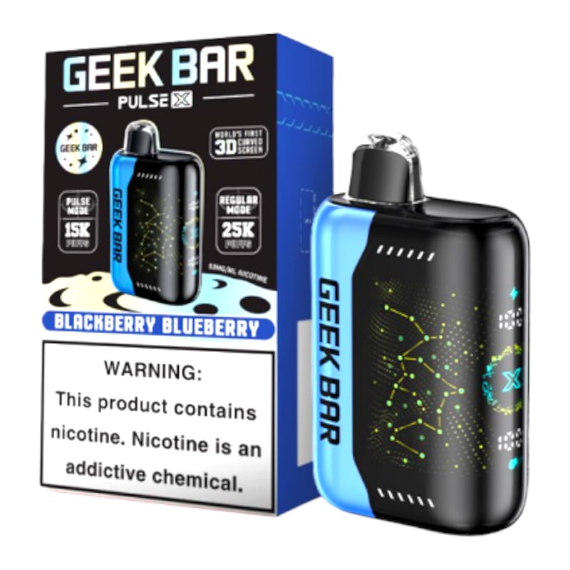 Geek Bar Pulse X 25000 5ct Box-Blackberry Blueberry