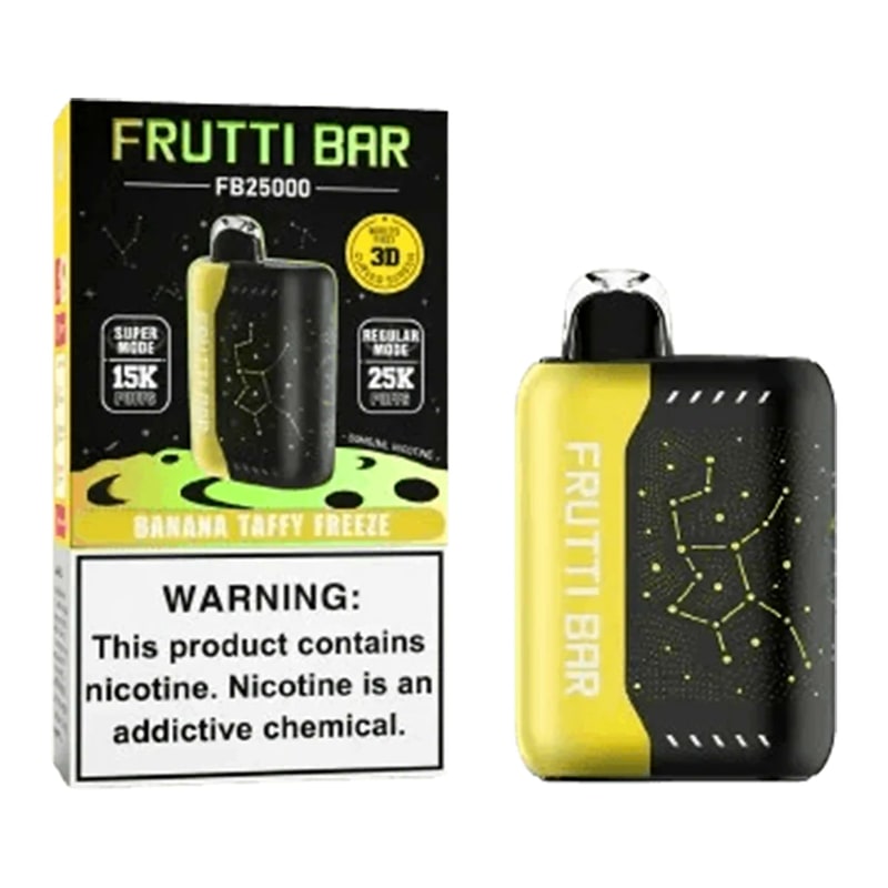 Frutti Bar FB25000 5ct Box - Banana Taffy Freeze