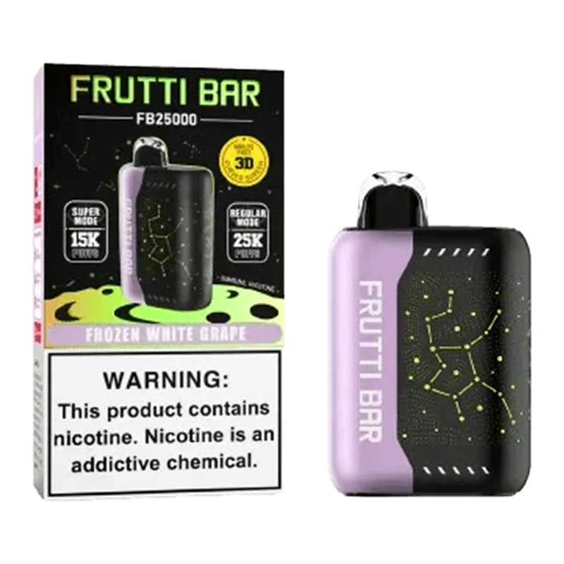 Frutti Bar FB25000 5ct Box - Frozen White Grape