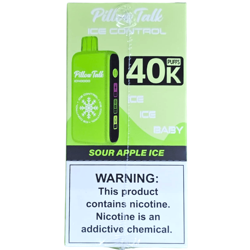 Pillow Talk Ice Control 40000 5ct Box(TEXAS COMPLIANT) - Sour Apple Ice