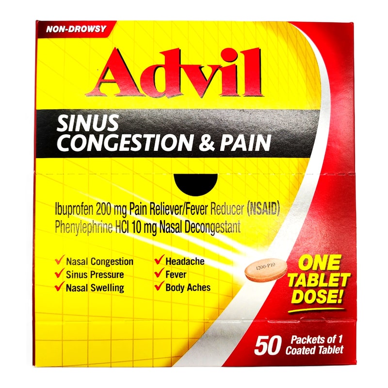 Advil Sinus Congestion & Pain 25ct Box
