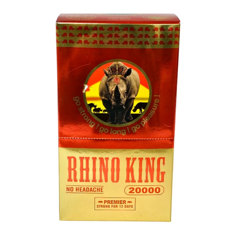 Rhino King 20000 Red 2pk 24ct