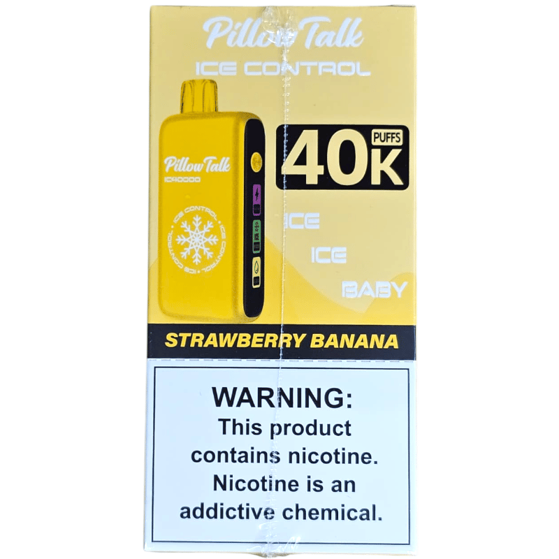 Pillow Talk Ice Control 40000 5ct Box(TEXAS COMPLIANT) - Strawberry Banana