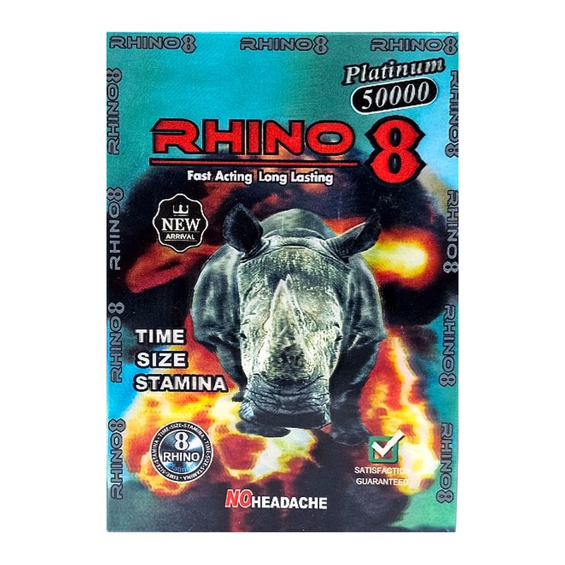 Rhino 8 Platinum 50000 24ct