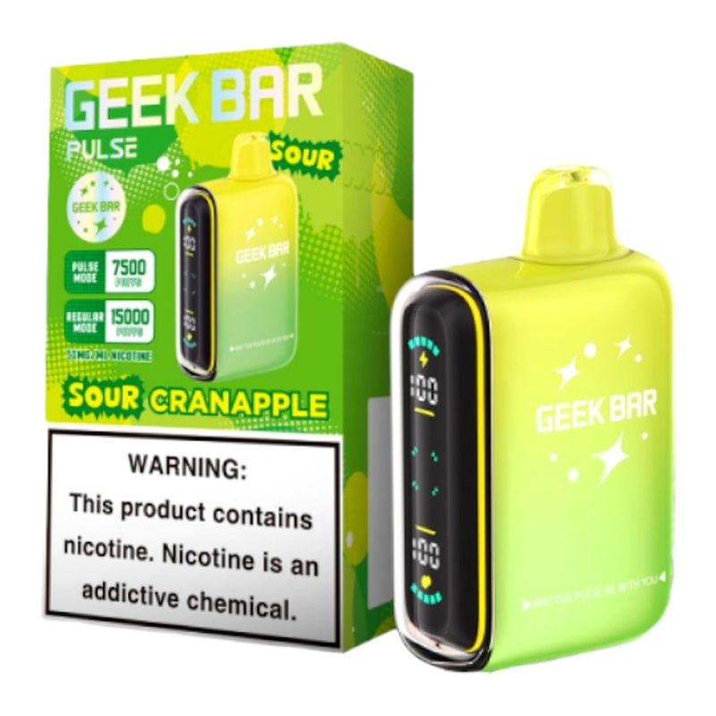 Geek Bar Pulse 15000 5ct Box-Sour Cranapple