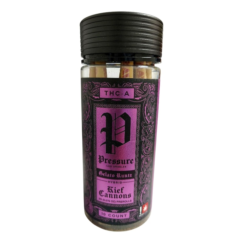 Pressure THC-A Pre-Roll 2gm-Hybrid-Gelato Runtz
