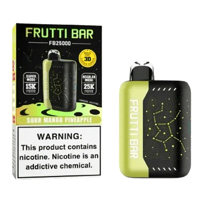Frutti Bar FB25000 5ct Box - Sour Mango Pineapple