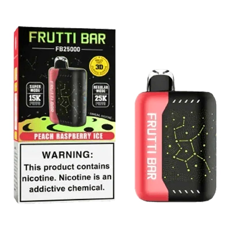 Frutti Bar FB25000 5ct Box-Peach Raspberry Ice