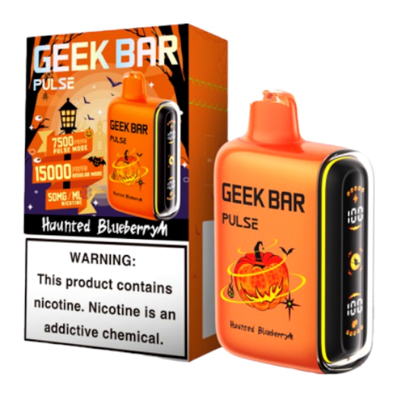 Geek Bar Pulse 15000 5ct Box-Haunted BluberryM