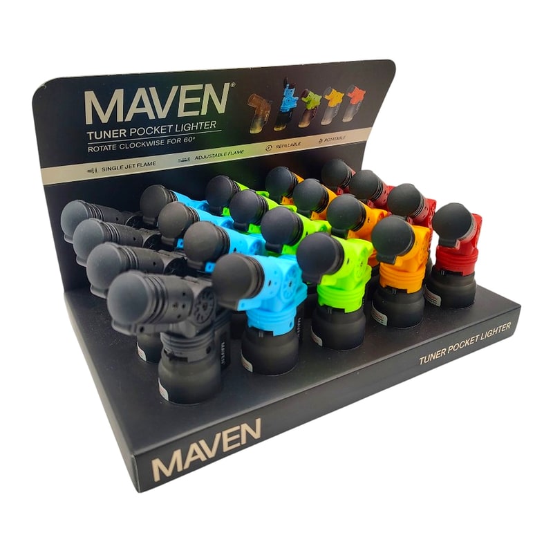 Maven Tuner Pocket Lighters 98-1172 20ct Box