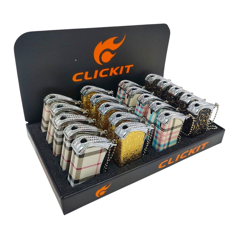 Click It Handbag Flame Lighter GH-8023 20ct Box