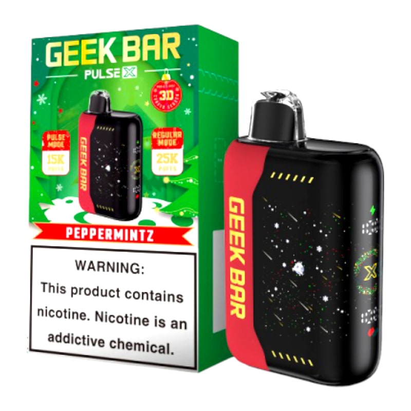 Geek Bar Pulse X 25000 5ct Box-Peppermintz