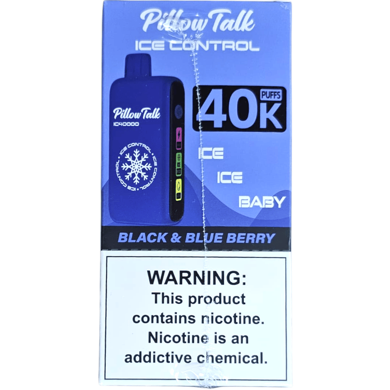 Pillow Talk Ice Control 40000 5ct Box(TEXAS COMPLIANT) - Black & Blueberry
