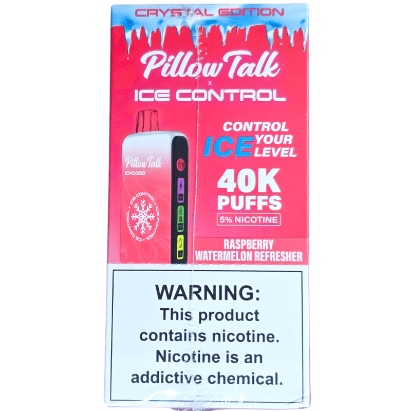 Pillow Talk Ice Control 40000 5ct Box(TEXAS COMPLIANT) - Raspberry Watermelon Refresher