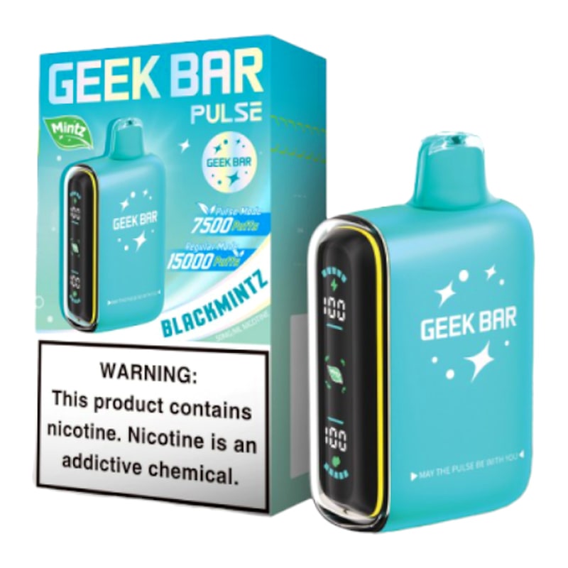 Geek Bar Pulse 15000 5ct Box-BlackMintz