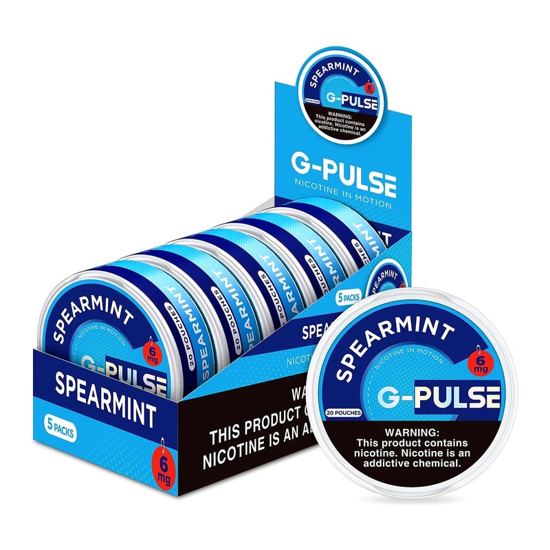 G-Pulse Nicotine Pouches 6mg 5ct Box