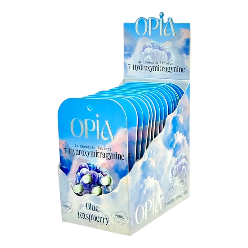 Opia 20mg 4pk 10ct Box-Blue Raspberry
